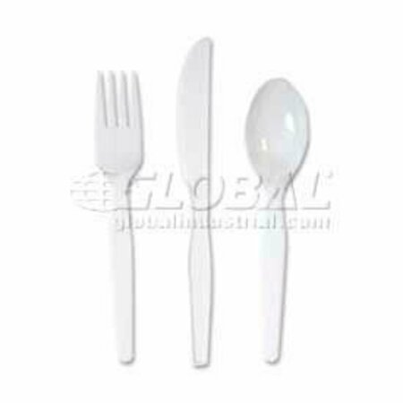 DIXIE FOOD SERVICE Dixie® DXEFM217, Forks, Plastic, White, 1000/Carton DXEFM217